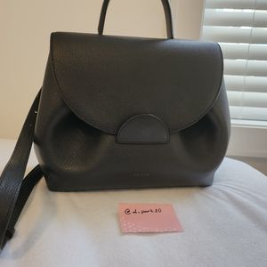 Polene numero un bag in black (Regular size)